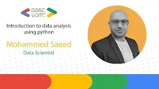 Introduction to data analysis using python