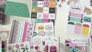 GLITTER GIRL scrapbook collection designed by Shimelle