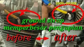 TEKNIK GROUND STRAP COIL TERBUKTI.... MEMPERBESAR PENGAPIAN