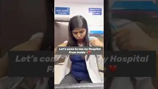 What’s inside my Hospital?😱#neet #neet2024 #mbbs