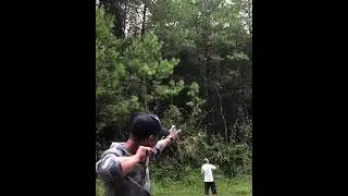 Рогатка с лазерным прицелом