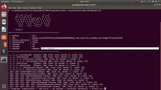 File path traversal ffuf + regex