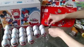 5 Surprise Eggs Unboxing! Huevos sorpresa Kinder Überraschungseier