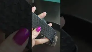 Ремень из кожи питона