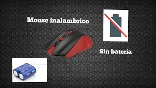 Mouse sin batería (remplazo con supercapacitor)