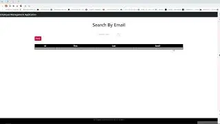 Management of a table of employees || React.js , Spring Boot