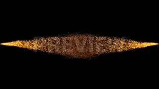 Spraying Gold - Motion Graphics