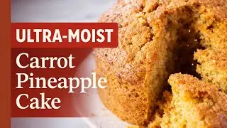 The Moistest Carrot Pineapple Cake Ever | Bakery-Style Recipe