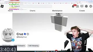 Cruz Gets VERIFIED On Roblox