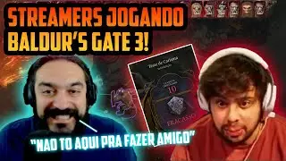 MELHORES MOMENTOS DOS STREAMERS EM BALDUR'S GATE 3!