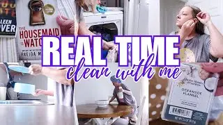REAL TIME CLEAN WITH ME | MESSY HOUSE TIDY UP