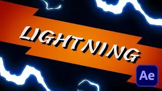 Anime Lightning effect, Part 1  - After Effects tutorial