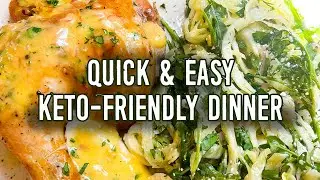 Easy Keto Dinner | Fennel & Arugula Salad | Roast Chicken | Beurre Blanc