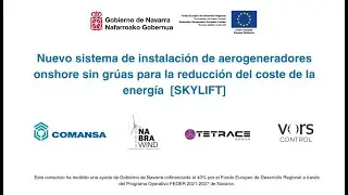 SKYLIFT: Nuevo sistema de instalación de aerogeneradores onshore sin grúas