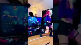 ABCDEFU 🤐 in Just Dance… flexibility needed 😳 #abcdefu #Gayle #JustDance #cosplaygirl #danceshorts