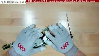 USB C repair Lenovo X1 Carbon 6th generation how to fix repair a broken power jack on laptop charge