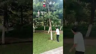 Why is the child growing in a tree