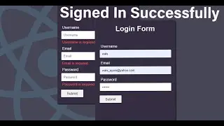 Form Validation in ReactJS