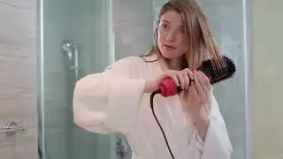 Escova Secadora Alisador Elétrica Quente Cabelo Com 3 Em1 Hair Styler #shorts