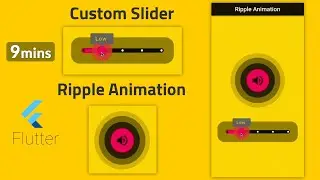Custom Slider | Ripple Animation | Flutter | عربي