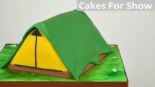 Making a Tent Cake