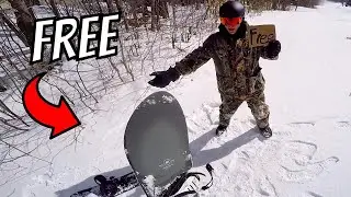 Found A Free Snowboard