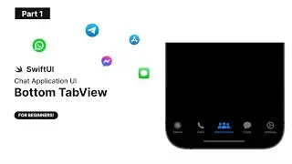 Build Chat App with SwiftUI | iOS 16 & Xcode 14 | Bottom Bar Tab View | Part 1