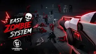 Unreal Engine Easy Zombie System || Game System || Unreal Engine Zombie AI System