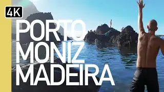 Beautiful Porto Moniz, Madeira, Portugal | 4K Walk past Town & Rock Pools