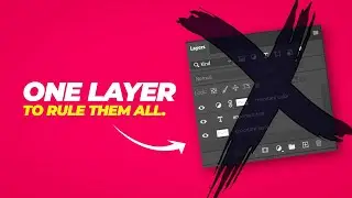Photoshop, but there's only one layer...