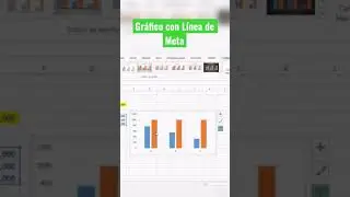 📌Gráfico con Línea de Meta en Excel