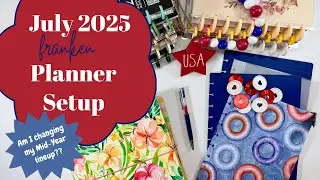 JULY 2025 PLANNER SETUP | THE HAPPY PLANNER - PLANNER MOVE IN - FRANKENPLANNER FRANKEN PLANNER RESET