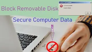 How to disable USB storage in Windows || group policy pendrive block