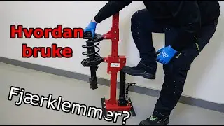 Hvordan bruke fjærklemmer