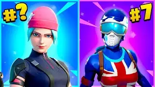 Top 10 SWEATIEST SKINS in Fortnite(Fortnite 2022)