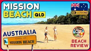 🇦🇺 Mission Beach (Jewel of Tropical Cassowary Coast!) 4K Walking Tour / Beach Walk & Review