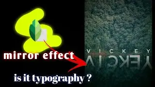 Snapseed mirror reflection tutorial |
