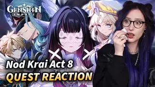 THE FINALE?!! Nod Krai Archon Quest Act 8 REACTION | Genshin Impact Luna 4