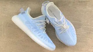 YEEZY 350 V2 Mono Ice Review and Resell Predictions + Crazy New Size Tag🤯