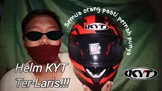 BELI HELM INI lagi!| Unboxing &review helm KYT Falcon 2 faster red!!!!
