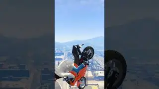 GTA 5 Bike Stunt 🔥 1169 #shorts #viral #gta #gta5