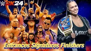 WWE 2K24 Entrances/Signatures/Finishers: Ronda Rousey