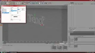 How To Make 3D Text with glass effect In Cinema 4D