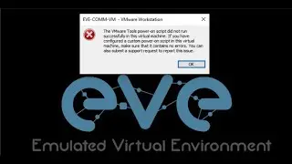 Resolving the Eve-Ng VM tools Power-On-Script did not run successfully