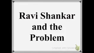 Ravi Shankar and the Problem || Code Kshetra