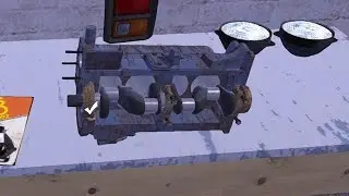 My Summer Car СОБИРАЕМ ДВИГАТЕЛЬ(S1E14)