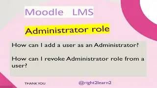 Create Site Administrator in Moodle