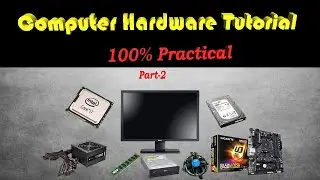 Computer Hardware Tutorial(part-2) in Hindi -How to assemble a computer without cabinet step by step