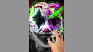 THE JOKER'S WORLD WALL ART