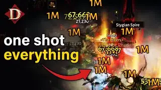 ONE SHOT HOTA BARB - It's INSANE! Diablo Immortal Barbarian New PvE Build